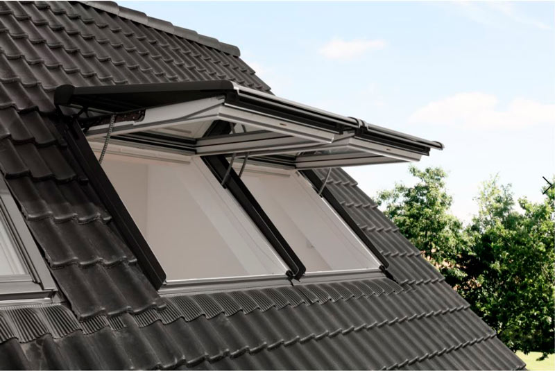 Apagón térmica Skylight persianas VELUX para tejados Ventanas compatible para todos-todos Los Tamaños 